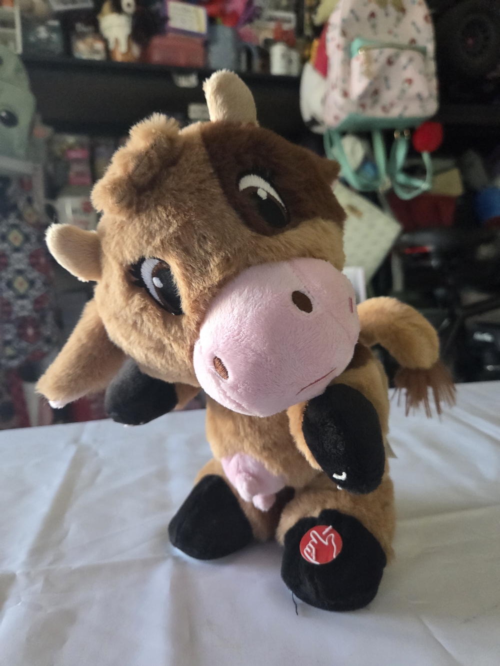 Musical Dancing  Highland Plush Cow